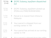 Parcel still didnt receive after 20days at Poslaju Subang Jaya